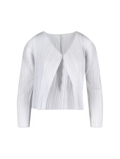 Issey Miyake Pleats Please  Sweaters In White
