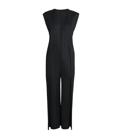 Issey Miyake Pleats Please  Thicker Bottoms 1 Jumpsuit In Black