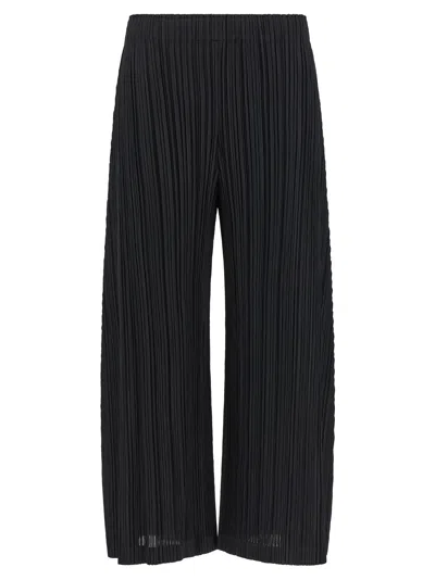 Issey Miyake Pleats Please  'thicker Bottoms 1' Pants In Black