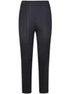 Issey Miyake Pleated Trousers In Black