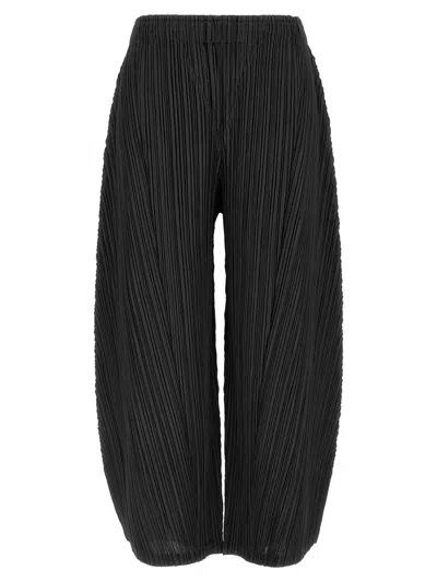 Issey Miyake Pleats Please  'thicker Bottoms 2' Pants In Black