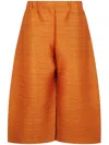 Issey Miyake Wide-leg Trousers In Brown