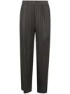 Issey Miyake Straight-leg Trousers In Grey