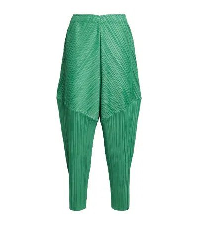Issey Miyake Pleats Please  Thicker Bottoms 2 Trousers In Green