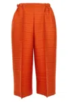 Issey Miyake Orange Thicker Bounce Pants