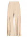 Issey Miyake Pleated Trousers In Multi