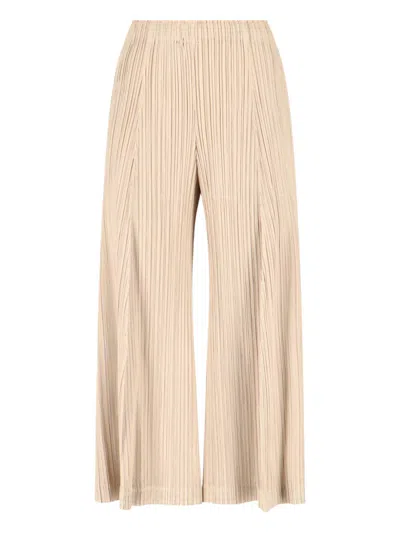 Issey Miyake Wide Pants In Pink