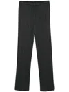 Issey Miyake Stright-leg Pleated Trousers In Multicolor