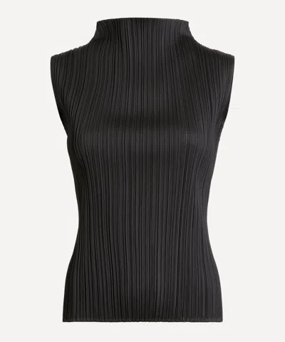 Issey Miyake Pleats Please  Women's Basics Sleeveless Top In Black