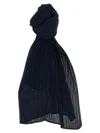 Issey Miyake Blue Colorful Madame-t Small Stole In Black