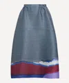 Issey Miyake Grainy Colors Midi Skirt