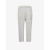 Issey Miyake Pleats Please  Womens Light Gray Pleated Straight-leg Mid-rise Knitted Trousers