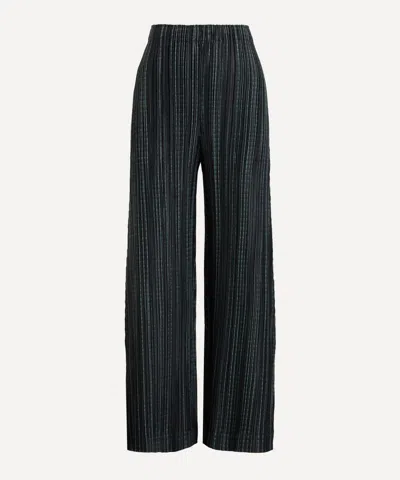 Issey Miyake Pleats Please  Women's Meteor Shower Cropped Wide Leg Trousers