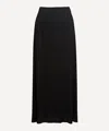 Issey Miyake Hatching Bottoms Pleated Maxi Skirt
