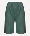 Issey Miyake Pleats Please  Women's Monthly Colours: June Pleated Shorts In Green