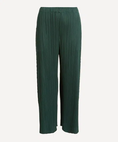 Issey Miyake Pleats Please  Women's Monthly Colours: March Pleated Trousers In Green