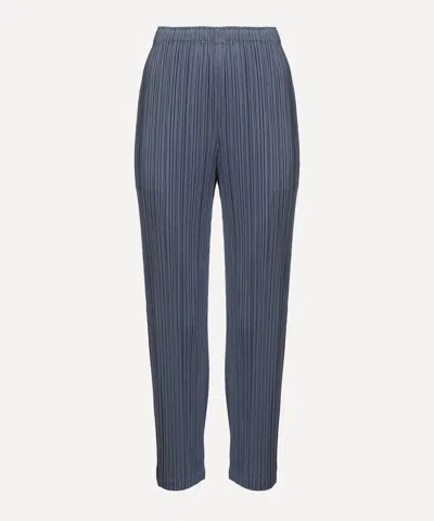 Issey Miyake Pleats Please  Women's Monthly Colours: May Cropped Trousers In Blue