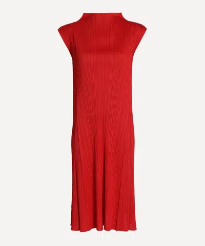 ISSEY MIYAKE PLEATS PLEASE ISSEY MIYAKE WOMEN'S MONTHLY COLOURS: NOVEMBER PLEATED MIDI DRESS
