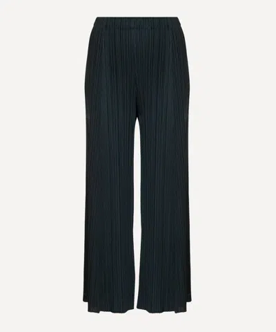 Issey Miyake Pleats Please  Women's Monthly Colours: November Pleated Trousers In Blue