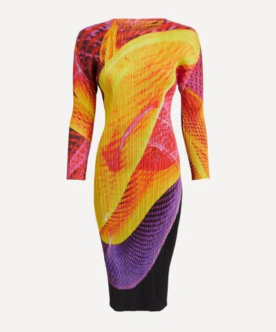 Issey Miyake Pleats Please  Women's Spectrum Pleated Dress