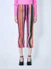 Issey Miyake Warp Pleated Pants In Multi