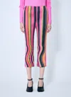Issey Miyake Warp Pleated Pants In Multicolor