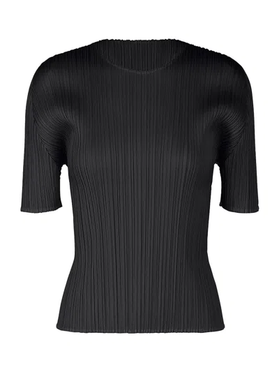 Issey Miyake Pleats Please July Colors Top Black