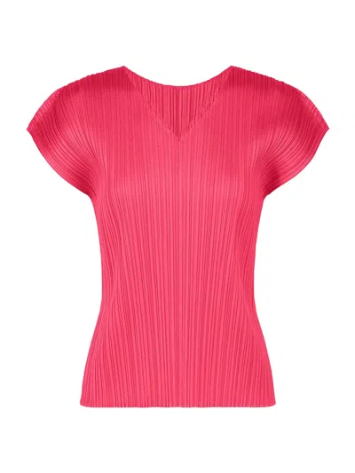 Issey Miyake Pleats Please Monthly Colors June Top Bright Pink