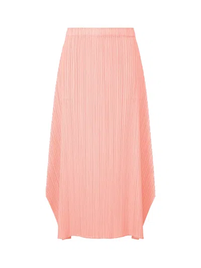 Issey Miyake Pleats Please Skirt Light Pink In Black
