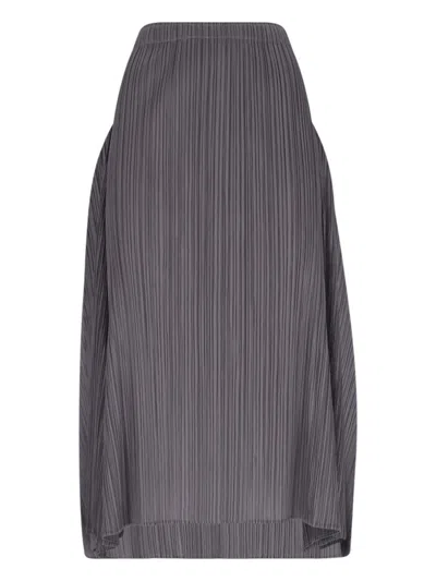 Issey Miyake Pleats Please Skirts In Grey