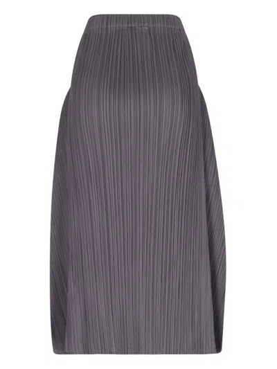 Issey Miyake Pleats Please Skirts In Grey