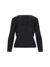 Issey Miyake Monthly Colors September Pleated Top In Black