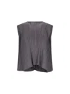 Issey Miyake Gray Monthly Colors September Top In Grey