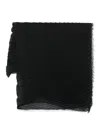 Issey Miyake Pleated Scarf In Black