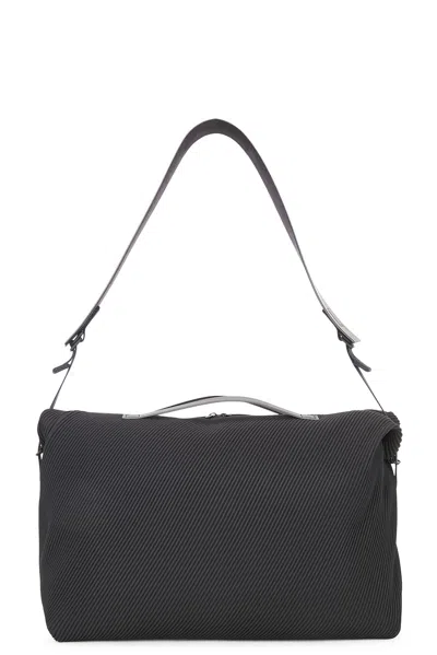 Issey Miyake Pleats Travel Bag Bag In Black