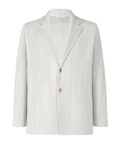 ISSEY MIYAKE ISSEY MIYAKE SINGLE BREASTED PLEATED BLAZER