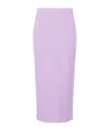 Issey Miyake Plissé High-waist Midi Skirt In Purple