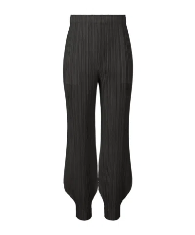 Issey Miyake Plissé Trousers In Black