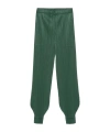 Issey Miyake Plissé Trousers In Green