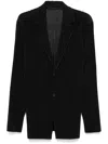 Issey Miyake Single-breasted Blazer In 黑色