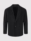 Issey Miyake Plisse Blazer Jackets Black In Black