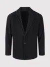 Issey Miyake Plisse Blazer Jackets Black