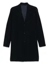 Issey Miyake Pleated Single-breasted Coat