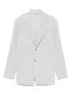 Issey Miyake Pleated Single-breasted Jacket