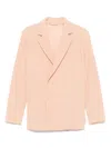 Issey Miyake Homme Plissé  Tailored Jacket Pastel Orange