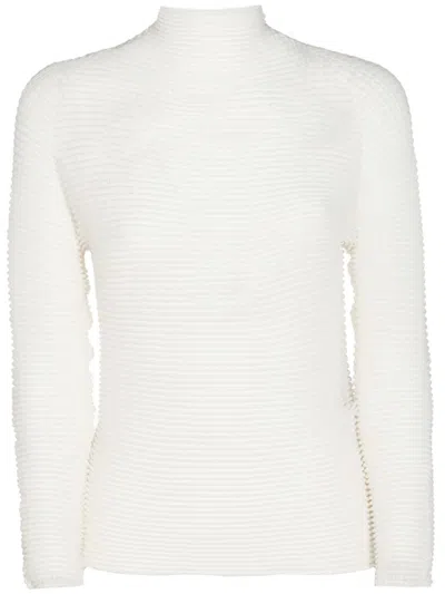 ISSEY MIYAKE PLISSÉ-EFFECT JUMPER