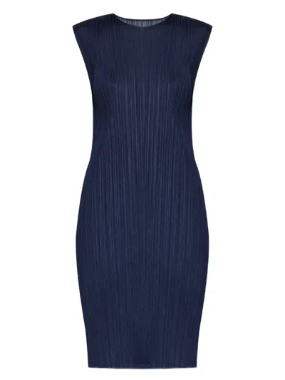 Issey Miyake Plissé-effect Midi Dress