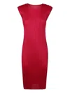 Issey Miyake Plissé-effect Midi Dress