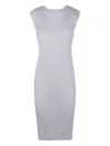 Issey Miyake Basics Sleeveless Mini Dress
