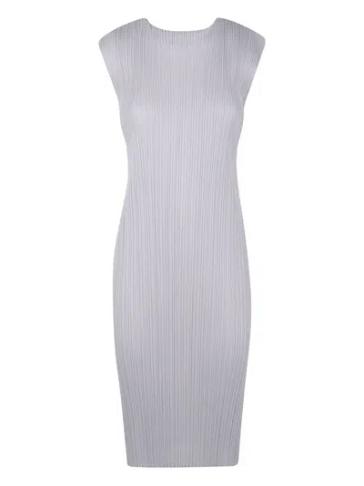 Issey Miyake Plissé-effect Midi Dress
